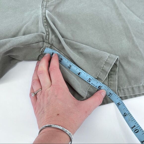 COLUMBIA Vintage 2000s High Rise Green Shorts 12 - Picture 5 of 9